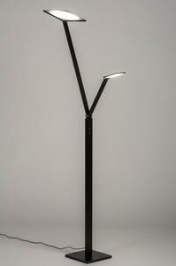 Stojací designová lampa Asymetrico Gene Black Quadra (LMD)