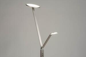 Stojací designová lampa Asymetrico Gene Silver (LMD)