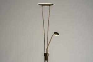 Stojací lampa se čtecí lampičkou Crayne Bronse Viante (LMD)