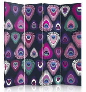 Paraván Peacock Eyes Rozměry: 145 x 170 cm, Provedení: Klasický paraván