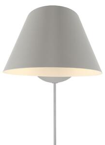 NORDLUX Moderní nástěnná lampa s vypínačem STAY, 1xE27, 60W, šedá 2220381010