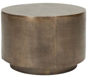 House Doctor Zlatý hliníkový kulatý konferenční stolek Rota 50 cm