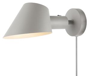 NORDLUX Moderní nástěnná lampa s vypínačem STAY, 1xE27, 60W, šedá 2220381010