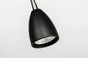 Stolní designová lampa s klipem Nicolette Black (LMD)