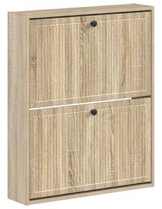 Nástěnná skříň na boty EDE 71 x 17 x 86 cm Kompozitní dřevo