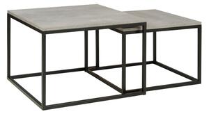 Konferenční stolek - MX2, dub denver grafitový/černá