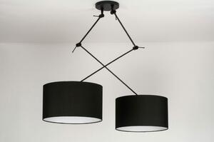 Závěsné designové černé svítidlo Snap Light Duo Black and Black (LMD)