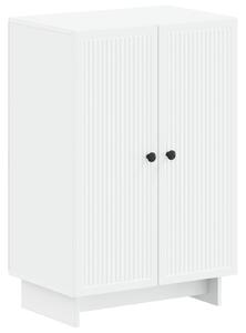 Skříň na obuv EDE 59,5 x 39,5 x 90 cm Kompozitní dřevo Bílá