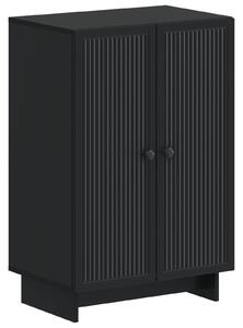 Skříň na obuv EDE 59,5 x 39,5 x 90 cm Kompozitní dřevo Černá
