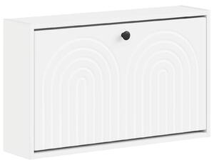 Nástěnná skříň na boty ALKMAAR 71 x 17 x 43 cm Kompozitní dřevo
