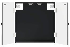Skříň na terče EDE Černá 52,5 x 10,5 x 53,5 cm Kompozitní dřevo