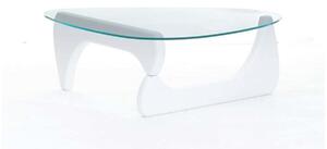 Dřevěný bílý konferenční stolek Venux