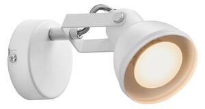 NORDLUX Nástěnné kovové osvětlení s vypínačem ASLAK, 1xGU10, 35W, bílé 45721001
