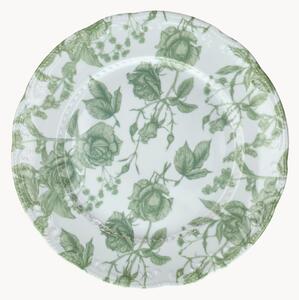 Porcelánový talíř Wienna Green Roses