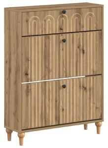 Skříň na obuv ALKMAAR 78 x 24 x 103 cm Kompozitní dřevo
