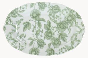 Porcelánový servírovací talíř Wienna Green Roses