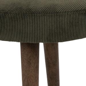 Scandi Zelená manšestrová stolička Freddie 43 cm
