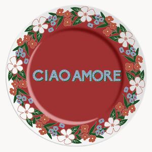 Porcelánový talíř Ciao Amore