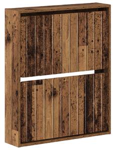 Nástěnná skříň na boty ZWOLLE 71 x 17 x 86 cm Kompozitní dřevo