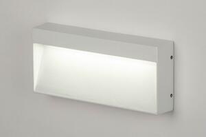 Nástěnné venkovní bílé LED svítidlo Samurai White (LMD)