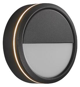 NORDLUX Venkovní nástěnné inteligentní svítidlo AVA SMART, 9,5W, teplá bílá, černé 2019016003