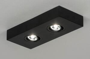Stropní LED svítidlo Spot Quality Quadra 2 Black (LMD)