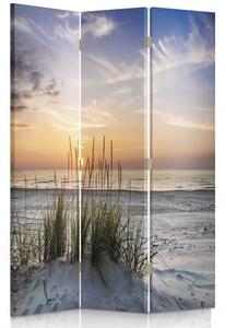 Paraván Tráva na mořské pláži Rozměry: 180 x 170 cm, Provedení: Klasický paraván