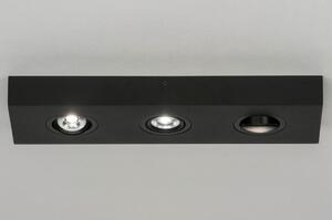 Stropní LED svítidlo Spot Quality Quadra 3 Black (LMD)