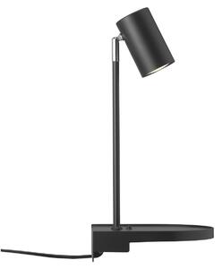 NORDLUX Nástěnná multifunkční lampička k posteli CODY, 1xGU10, 15W, černá 2112001003