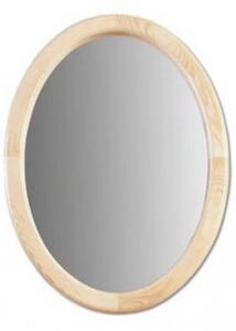 Drewmax LA110 - Zrcadlo oválné 58x78cm - Borovice