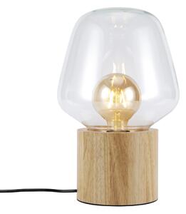 NORDLUX Stolní dřevěná lampa CHRISTINA, 1xE27, 25W, hnědá 48905014