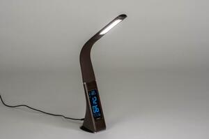 Stolní designová LED lampa Tyax Brown (LMD)