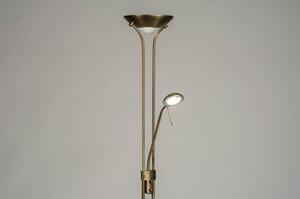 Stojací lampa se čtecí lampičkou Crayne Bronse (LMD)