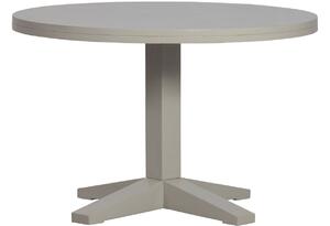 Hoorns Šedo bílý mangový jídelní stůl Daket 120 cm