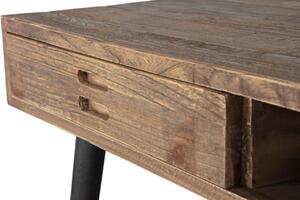 Hoorns Dřevěný pracovní stůl Maox 110 x 50 cm