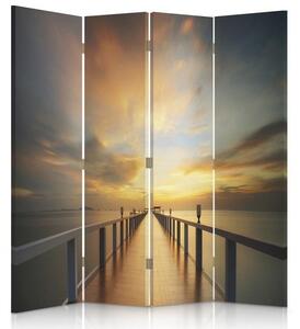 Paraván Most zalitý slunečním světlem Rozměry: 145 x 170 cm, Provedení: Klasický paraván
