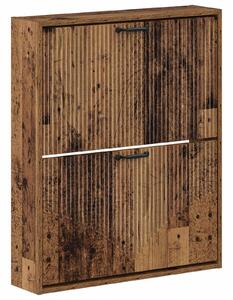 Nástěnná skříň na boty HOORN 71 x 17 x 86 cm Kompozitní dřevo