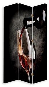 Paraván Vůně červeného vína Rozměry: 145 x 170 cm, Provedení: Otočný paraván 360°