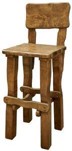 Drewmax MO099 - Zahradní židle z masivního olšového dřeva, lakovaná 45x54x125cm - Rustikal