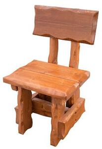 Drewmax MO265 židle - Zahradní židle ze smrkového dřeva, lakovaná 55x53x94cm - Dub lak