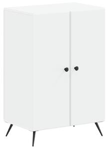 Skříň na obuv BREDA 59,5 x 39,5 x 90 cm Kompozitní dřevo Bílá
