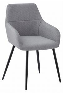 Elegantní jídelní židle BENI v šedé barvě