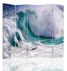 Paraván Stormy wave Rozměry: 180 x 170 cm, Provedení: Klasický paraván
