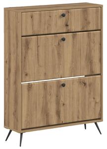 Skříň na obuv BREDA 78 x 24 x 103 cm Kompozitní dřevo