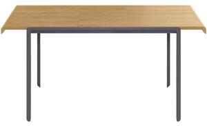 Dubový rozkládací jídelní stůl Kave Home Nadyria 120/160 x 80 cm
