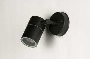 Nástěnné bodové venkovní LED svítidlo Aterio Black Plus (LMD)