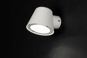 Nástěnné bílé venkovní LED svítidlo Grand Mona Bianco Plus (LMD)