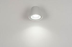 Nástěnné bílé venkovní LED svítidlo Grand Mona Bianco Plus (Venkovní nástěnné kvalitní světlo, IP44)