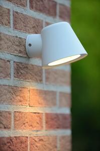 Nástěnné bílé venkovní LED svítidlo Grand Mona Bianco Plus (Venkovní nástěnné kvalitní světlo, IP44)