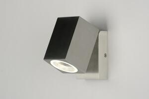 Nástěnné bodové venkovní LED svítidlo Casolle Plus (Venkovní nastavitelné svítidlo, GU10, IP44, nerezové)